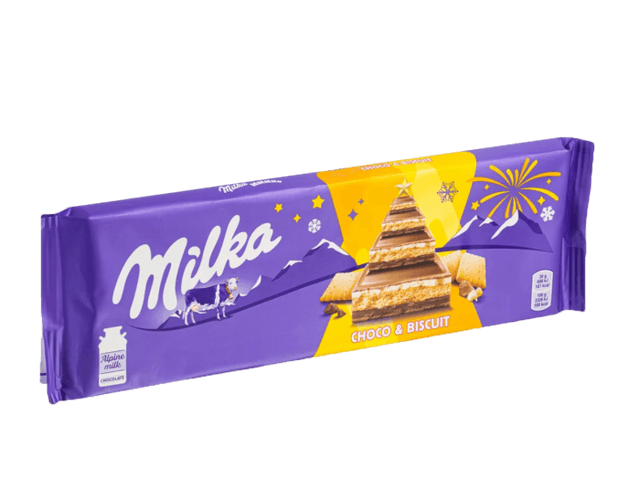 Шоколад "Milka" 300 г молочная начинка и печенье