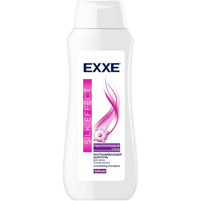 Шампунь 400 мл "EXXE" SILK EFFECT Гиалуроновый уход