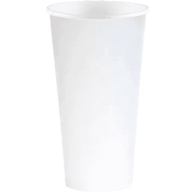 Стакан бумажный 500 мл БЕЗ РИС. БЕЛЫЙ ХН D-90 мм Интро