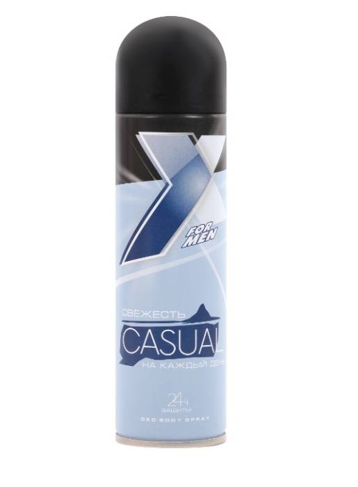Дезодорант спрей 145 мл "X Style" для тела Сибиар, Casual/Повседневный