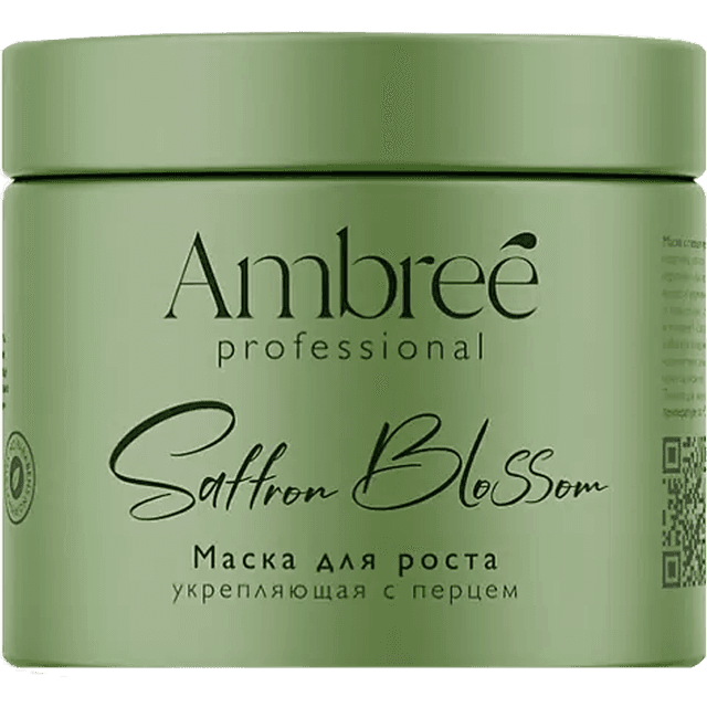 Маска для волос 400 мл Ambree Professional Укрепляющая с перцем для роста волос GRASS