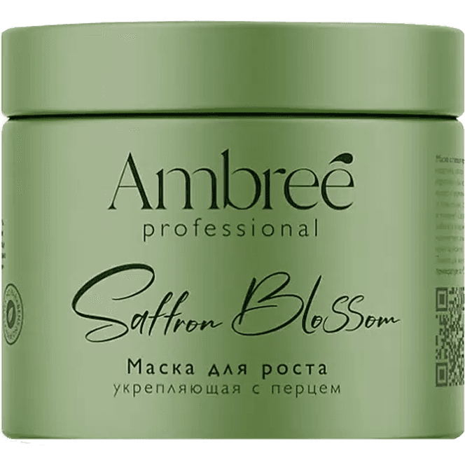 Маска для волос 400 мл Ambree Professional Укрепляющая с перцем для роста волос GRASS