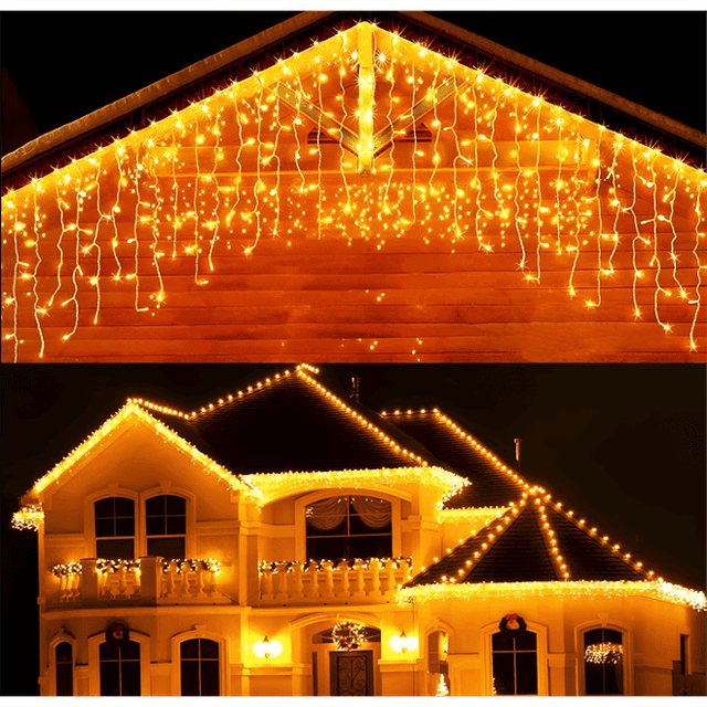 Гирлянда Бахрома 20 м, 320 L, уличная, теплый/холодный свет