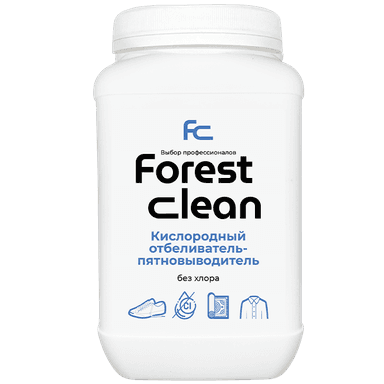 Кислородный отбеливатель-пятновыводитель для белья 1000 г "FOREST Clean" порошок