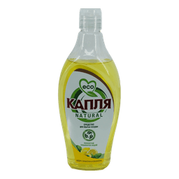 Средство для мытья посуды 500 мл "Капля Natural" Весна, Цедра лимона и базилик
