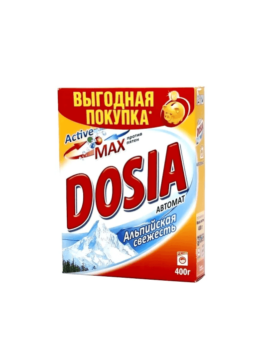 Стиральный порошок 400 г "Dosia" автомат, Альпийская свежесть 