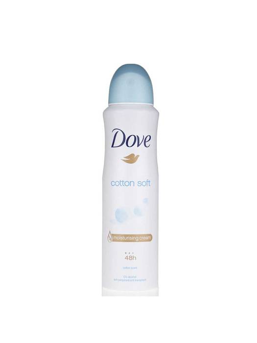 Дезодорант спрей 150 мл "Dove" ЖЕНСКИЙ, Cotton soft/Мягкость хлопка