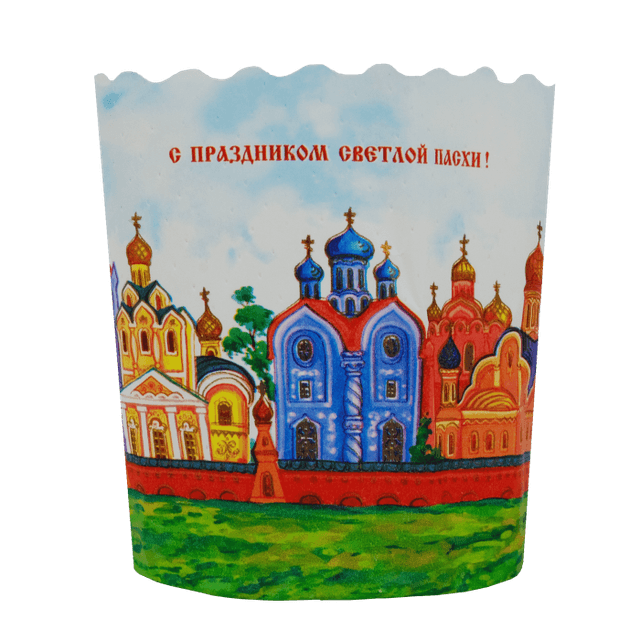 Форма бумажная для куличей 70*85 мм/120-150 гр КРЕМЛИ