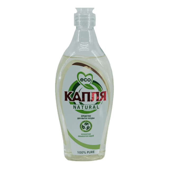 Средство для мытья посуды 500 мл "Капля Natural" Весна, Pure 100%