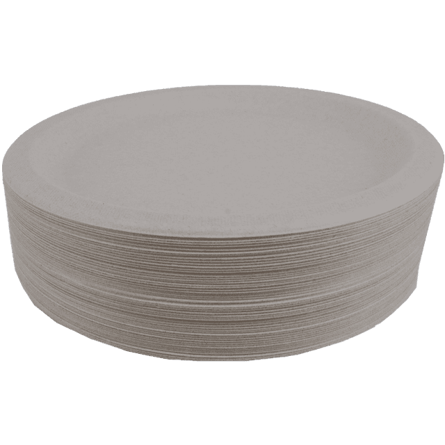 Тарелка бумажная D-175 мм OSQ PLATE Pulp