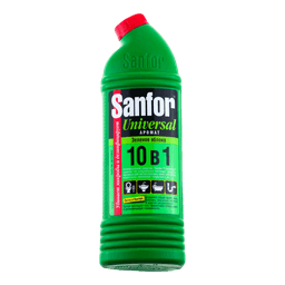 Чистящее средство 750 мл "Sanfor" 10в1, Зеленое яблоко