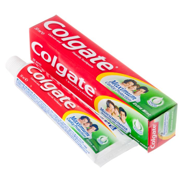 Зубная паста 50 мл "Colgate", Защита от кариеса, Зеленая, Двойная мята