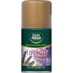 Освежитель воздуха 250 мл "Master FRESH GOLD" сменный баллон, Пачули и розовое дерево