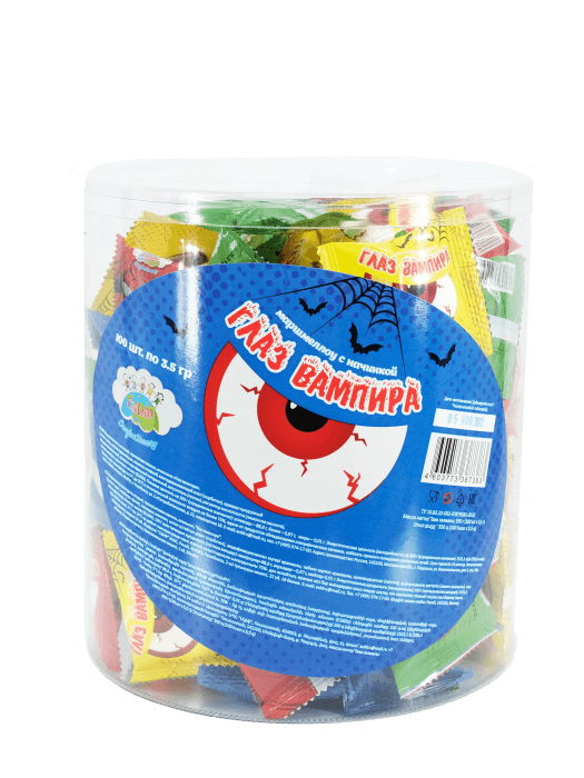 Зефир с начинкой "Глаз Вампира" 3,5г (100 шт.упак)