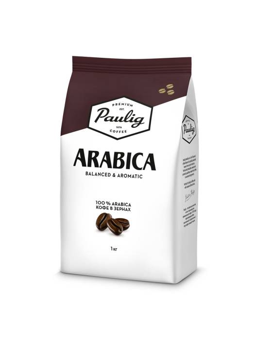 Кофе в зернах 1000 гр "Paulig Arabica"