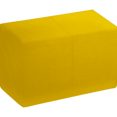 Салфетка бумажная Биг Пак ЖЕЛТАЯ 24*24 (400 лист.пач)