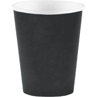 Стакан бумажный 100 мл БЕЗ РИС. "Черный Black" D-62 мм Рр