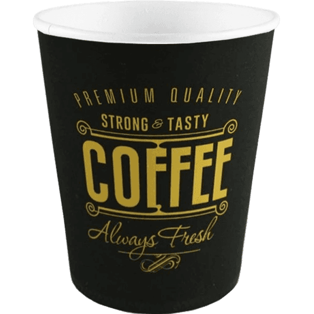 Стакан бумажный 180 мл Олвейс фреш Черный лайт D-73 мм БЛ