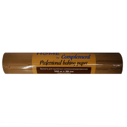 Бумага для выпечки 38*100м пергамент силиконизир КОРИЧНЕВАЯ Complement Home