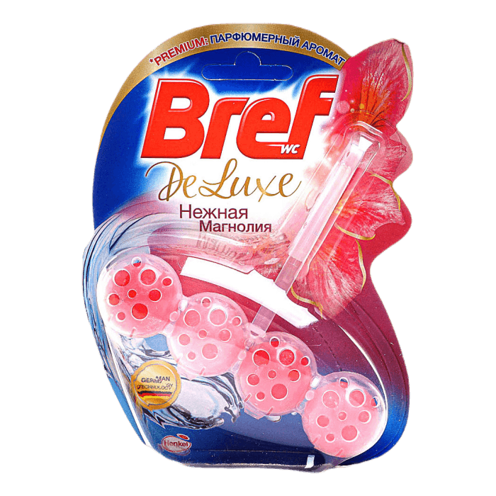 Блок для унитаза "Bref" Делюкс 50г, Нежная Магнолия