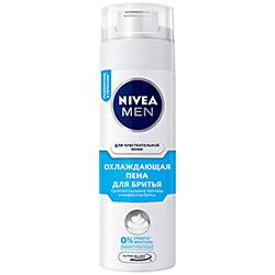 Пена для бритья 200 мл "Nivea" MEN для чувствительной кожи, Охлаждающий