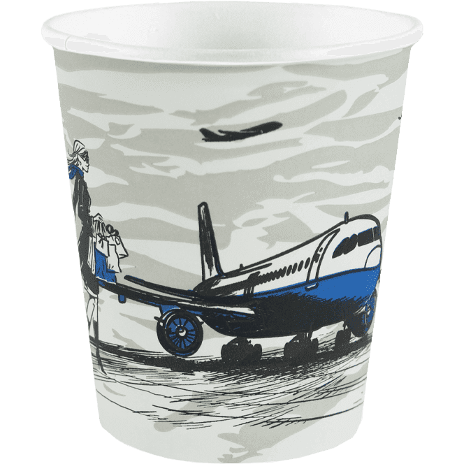 Стакан бумажный 150 мл Big City Life D-70 мм Рр