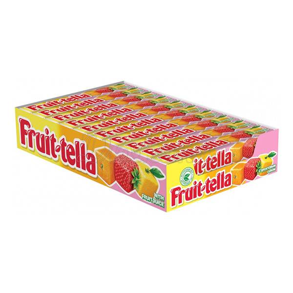 Жевательные конфеты "Fruitella" (21 шт.упак), Ассорти