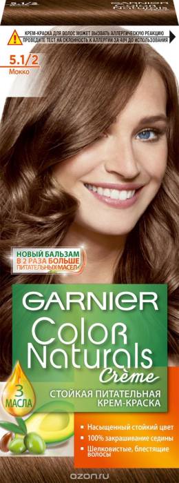 Крем-краска для волос "Garnier" Color Naturals, 5.1/2 Мокко