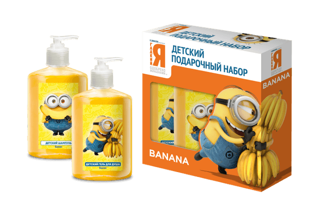 Подарочный набор "Гадкий Я. Миньоны" детский/шампунь+гель