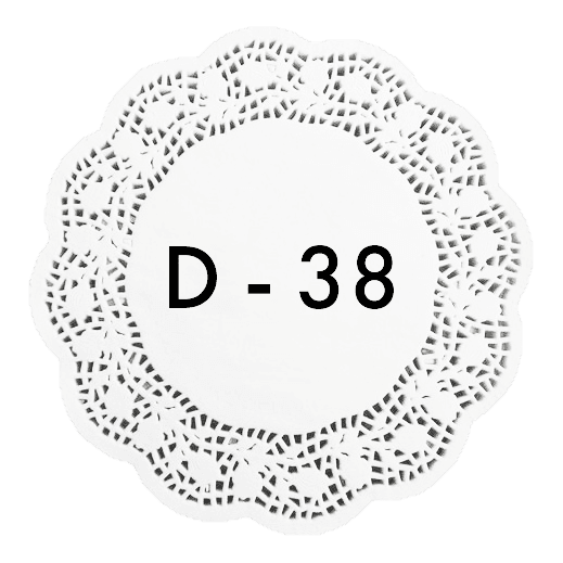 Ажурные салфетки D-38 см (250 шт.упак)