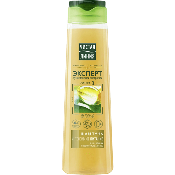 Шампунь 400 мл "Чистая Линия", Интенсивное питание/Женский