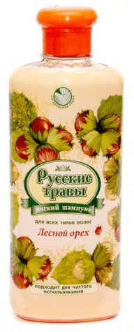 Шампунь 350 мл "Русские травы", Лесной орех/Женский