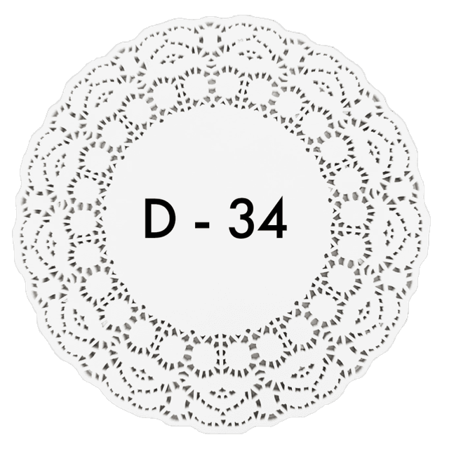 Ажурные салфетки D-34 см авиора (250 шт.упак)