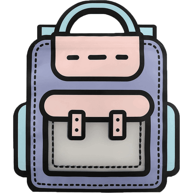 Пакет подарочный 18*21 см Ранец, портфель zip-lock