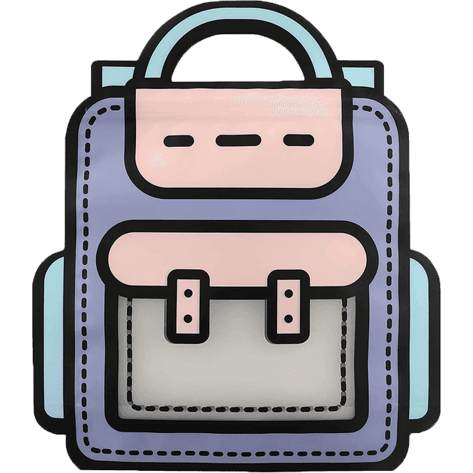 Пакет подарочный 18*21 см Ранец, портфель zip-lock