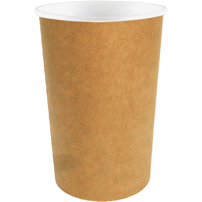 Стакан бумажный 400 мл БЕЗ РИС. КРАФТ D-90 мм В.