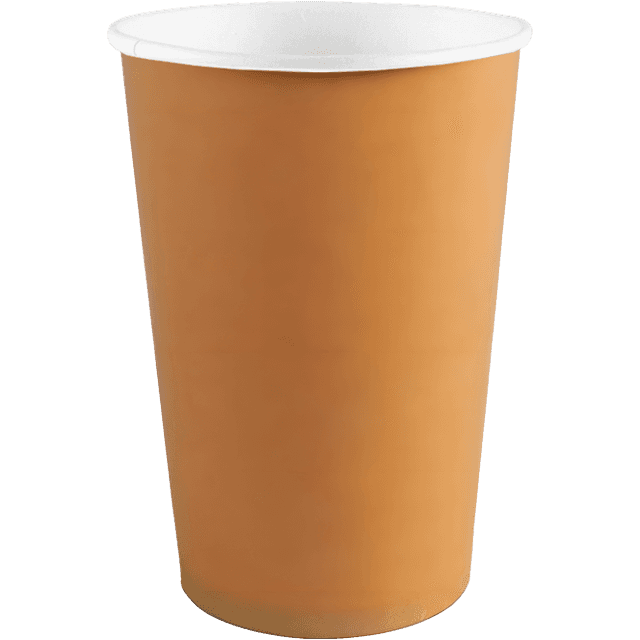 Стакан бумажный 400 мл БЕЗ РИС. КРАФТ D-90 мм БЛ