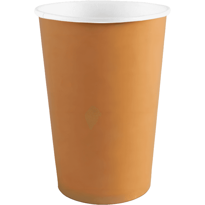 Стакан бумажный 400 мл БЕЗ РИС. КРАФТ D-90 мм БЛ
