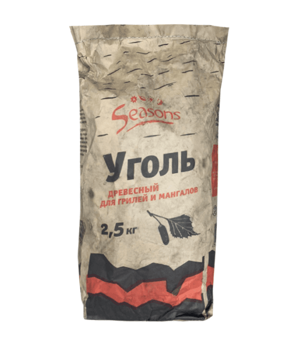 Уголь 2,5 кг древесный
