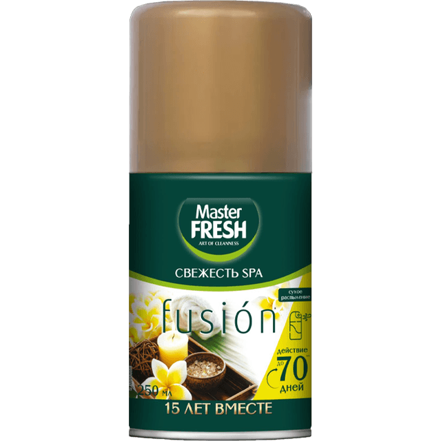 Освежитель воздуха 250 мл "Master FRESH GOLD" сменный баллон, Свежесть спа