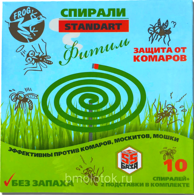 Спирали от комаров "BATTLER\STANDART" (10 шт.упак)