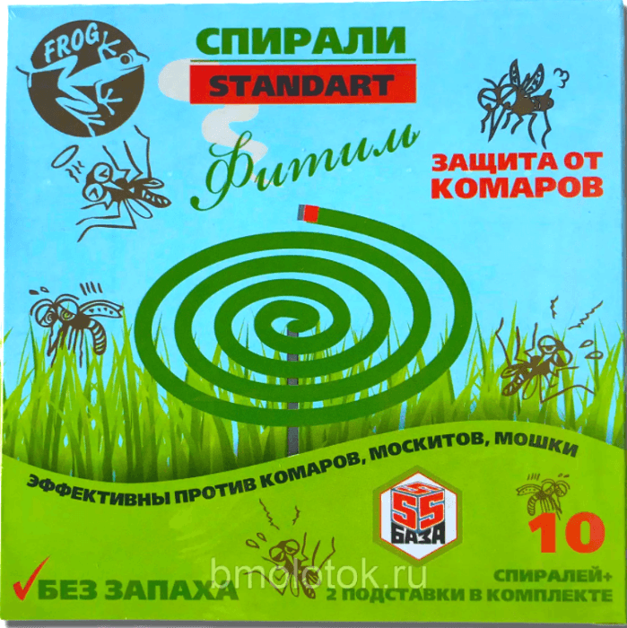 Спирали от комаров "BATTLER\STANDART" (10 шт.упак)