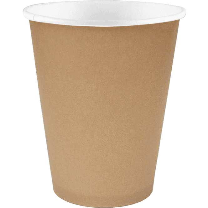 Стакан бумажный 185 мл БЕЗ РИС. Крафт D-73 мм В.