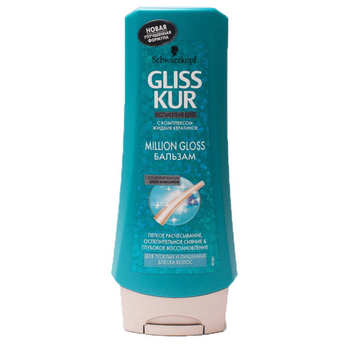 Бальзам для волос 200 мл "GLISS KUR", Million Gloss