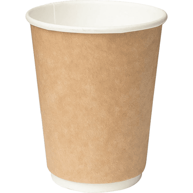 Стакан бумажный 250 мл БЕЗ РИС.КРАФТ двухслойный ThermoCup Рр