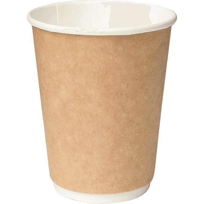 Стакан бумажный 250 мл БЕЗ РИС.КРАФТ двухслойный ThermoCup Рр