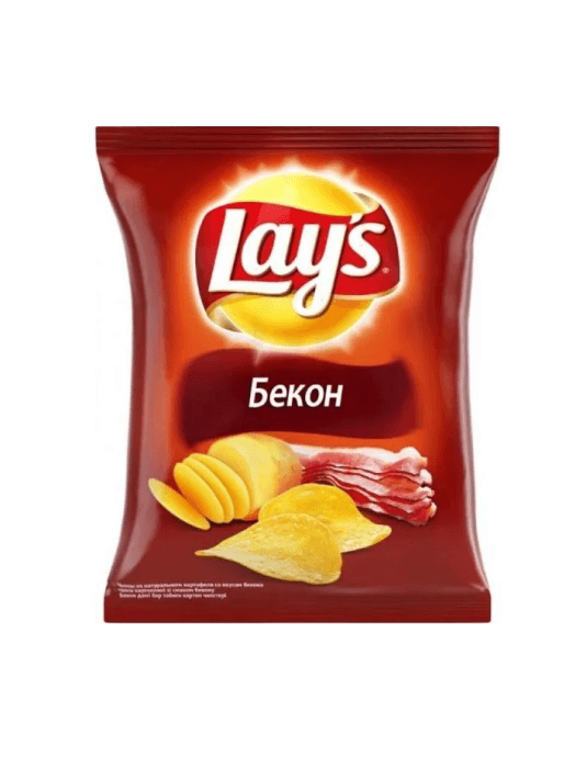 Чипсы "LAYS" 81г ассортимент, Бекон