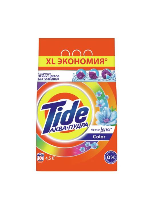 Стиральный порошок 4,5 кг "Tide" автомат, Колор Lenor