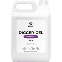 Средство для прочистки канализационных труб Grass DIGGER-GEL 5000 мл