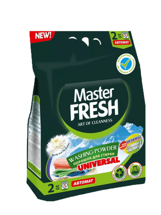 Стиральный порошок 2 кг "Master FRESH" АВТОМАТ, Универсал